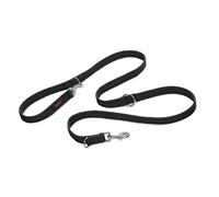 Laisse éducative HALTI, Taille L, Noir, 2m, 8 fonctions conçues pour vous aider a éduquer et promener votre chien, Rembourrée, Laisse de Dressage de Chien à Double Extrémité pour chiens et chiots