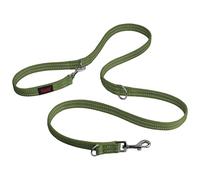 Laisse éducative HALTI - 7 Fonctions Conçues pour Vous Aider a Éduquer et Promener Votre Chien, Laisse de Dressage de Chien à Double Extrémité pour Chiens et Chiots (Taille L, Vert Forêt, 2m)