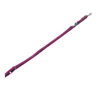 Laisse éducative pour chien Nobby Pet Velours Rouge S/M