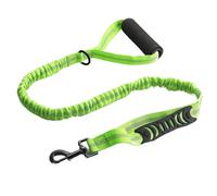 Laisse élastique pour chien en nylon absorbant les chocs | Laisse réfléchissante pour la marche et la randonnée | Laisse multifonction pour la course, l'entraînement et un usage quotidien | Accessoire