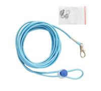 Laisse élastique pour perroquet, contrôle de vol de 2,5 m, corde élastique anti-fugue avec anneaux de cheville amovibles