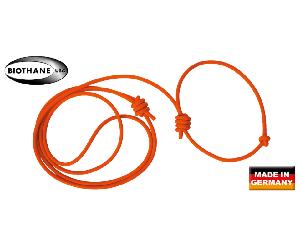 Laisse en bandoulière AKAH avec collier rond BioThane