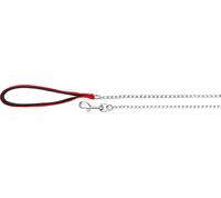 Laisse en chaîne Trixie 0.9m/4mm, - rouge