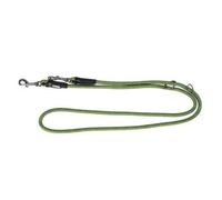 Laisse en corde - Laisse fluo verte - 200 cm - Nylon - Réfléchissante - Ajustable