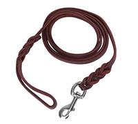 Laisse en Cuir Véritable pour Chien, 1,2 M, en Cuir de Vache Cousue Main | laisse en cuir de veau, quincaillerie en laiton, corde de marche robuste, race moyenne et grande, entraînement extérieur