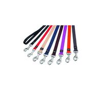 Laisse en nylon art sportiv plus grise taille l-xl largeur 25 mm longueur 100 cm
