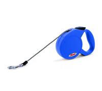 LAISSE ENROULEUR FLEXI CLASSIC BASIC 2/M CODE BLEUE 5 METRES 20KG MAX