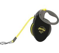 Laisse enrouleur Flexi Neon Giant - FLEXI - GT3-210-S-NEO-12 - Noir et jaune - Pour chiens jusqu'a 50 kg