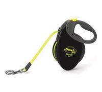Laisse Giant L Tape 8 M Black/ Neon Yellow Flexi Gt3-210-S-Neo-12