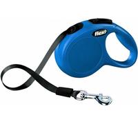 LAISSE ENROULEUR FLEXI NEW CLASSIC SANGLE BLEU XS 3 METRES 12 KG MAX