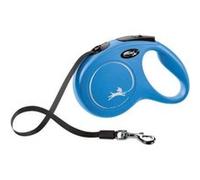 Laisse enrouleur FLEXI New CLASSIC Taille M 5m pour chien jusqu a 25kg Bleu