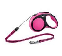 Laisse enrouleur ZOLUX Flexi - 8m - Rose - 464425ROS G