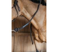 Laisse équitation avec mousqueton Dy'on Marron 200 cm