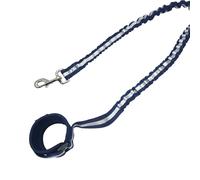 Laisse et harnais de jogging pour chien Nobby Pet Elastic Bleu 100/150 cm