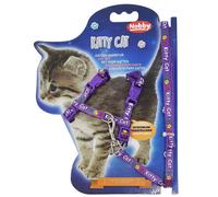 Laisse et harnais pour chat Nobby Pet Kitty Cat Rose TU