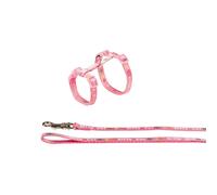 Nobby Harnais + Laisse pour Chat Motif Kitty Cat Rose 15-22/30-32 cm + 8 mm x 120 cm