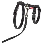 Laisse et harnais pour chat Nobby Pet Noir 13 mm