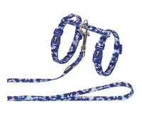 Laisse et harnais pour chat Nobby Pet Paintball Bleu TU