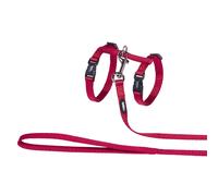 Laisse et harnais pour chat Nobby Pet Rouge TU