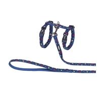Laisse et harnais pour chat Nobby Pet Stars Blue Bleu TU