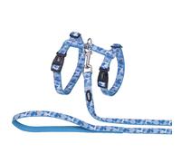 Laisse et harnais pour chat Nobby Pet Xl Camouflage Bleu TU