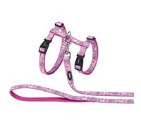 Laisse et harnais pour chat Nobby Pet Xl Camouflage Rose TU