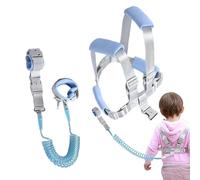 Laisse et harnais pour enfants - Harnais de sécurité pour enfants 3 en 1 qui brille dans l'obscurité avec connexion au poignet anti-perte | Harnais pour enfants, sangle pour bracelet