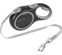 Laisse extensible avec poignée ergonomique antidérapante, système de freinage sûr, laisse rétractable automatique pour chien avec sangle en nylon solide pour petit, moyen, 3 m, 5 m