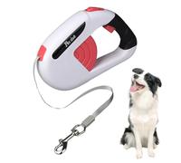 Laisse extensible pour chien pour animaux de compagnie - Corde de traction automatique résistante pour la marche - pour l'entraînement en plein air 19 x 12 cm avec design circulaire pour chien d