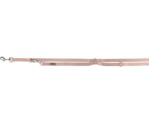 Laisse extensible premium 2,00 m/10 mm blush