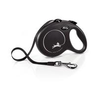 Laisse Flexi Classic Sangle Noir - Zolux - 5m/Medium