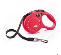 Laisse Flexi Classic Sangle Rouge - Zolux - 5m/Medium