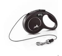 Flexi Laisse New Classic XS Corde 3m jusqu'à 8kg Noir + Surprise gratuite pour chien