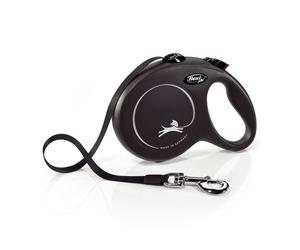 Laisse Flexi Collection Sangle S - FLEXI - CL10T5-251-S-20 - Noir - Pour chiens jusqu'à 15 kg