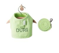 Laisse for Chat, Harnais for Chat Anti-échappée, Harnais Respirant Quatre Saisons for Promener Les Chats en déplacement(Green,XL)