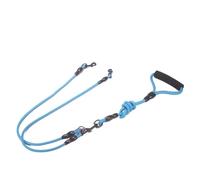 Laisse for Chien de Compagnie Corde en Nylon Double Double Deux têtes Laisse for Chiens coupleur 2 Voies Marche Deux Colliers for Chiens et Plus Harnais laisses for Chiens Laisse Chien(Blue 2 Ropes)