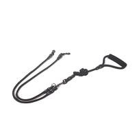 Laisse for Chien de Compagnie Corde en Nylon Double Double Deux têtes Laisse for Chiens coupleur 2 Voies Marche Deux Colliers for Chiens et Plus Harnais laisses for Chiens Laisse Chien(Black 2 Ropes)