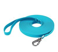 Laisse for Chien en PVC, Longueurs de 1.8M 3M 5M 10M, Laisse d'entraînement de Course étanche et Facile à Nettoyer for Chiens de Taille Moyenne et Grande(Blue,10M)