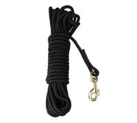 Laisse for chien, laisse de chien rétractable, 3 m à 20 m, laisse de suivi for chien de compagnie, laisse en nylon extra longue, corde de marche, ceinture de course, laisses noires antidérapantes (cou