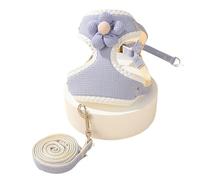 Laisse for Chien Style Gilet Petit Chien Bichon Harnais Teddy Chiot Chiot Chien Laisse de Promenade(Purple,1.2M_M)