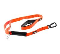 Laisse I-DOG Confort Pro Max Gamme UPKA 120cm élastique et Boucle sécurité (Orange)