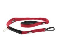 Laisse I-DOG Confort Pro Max Gamme UPKA 120cm élastique et Boucle sécurité (Rouge)