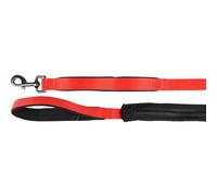 Laisse KAYGA rouge avec petit rangement 1.60 m x 25 mm. pour chien