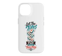 Laisse Les tuiles Tomber là où Elles Peuvent Jouer au Mahjong Tile Coque pour iPhone 14