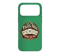 Laisse Les tuiles Tomber là où Elles Peuvent Jouer au Mahjong Tile Coque pour iPhone 17 Pro Max