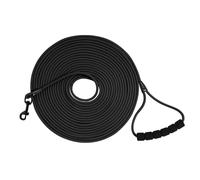 Laisse Longe pour chien, Laisse de dressage extérieure avec poignée et sac de rangement (Noir, 3 m)