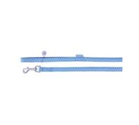 Laisse Mac Leather 10mm/1 20 m - Bleu Bleu