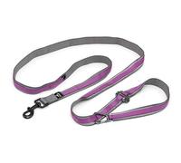 Laisse mains libres - KURGO - QUANTUM - 6 positions - 120 à 180 cm - Violet