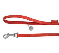 Laisse Mc Leather 15mm L.1,2 m rouge