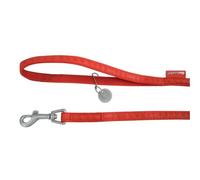 Laisse - Mac Leather - 25mm - Rouge - 1,20 M - Réglable et confortable